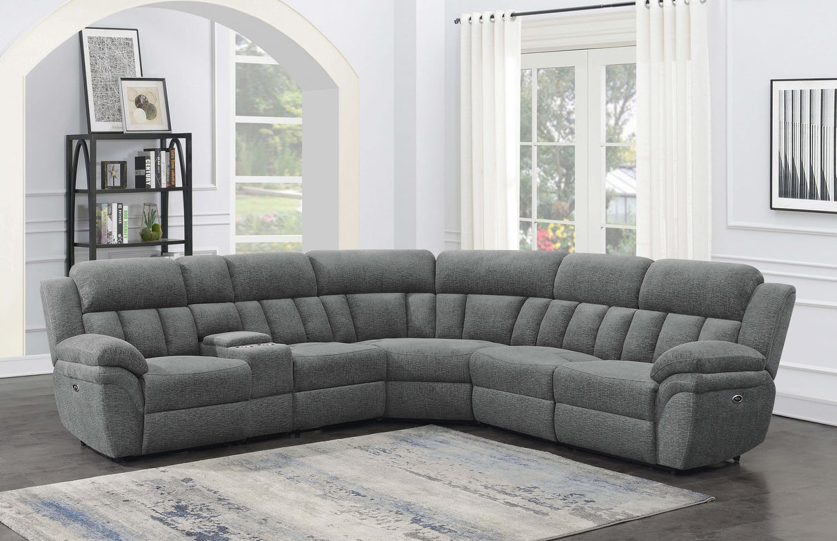 Bahrain Modular Power Reclining Sectional Sofa - galleria furniture outlet