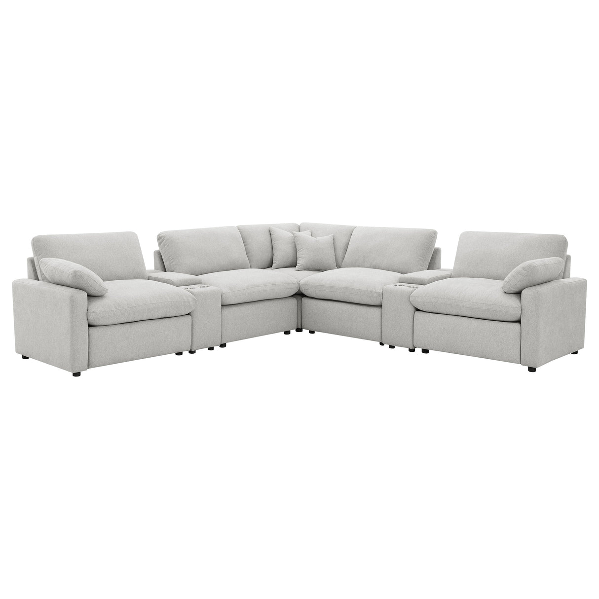 Collins Modular Power Reclining Sectional Sofa - galleria furniture outlet