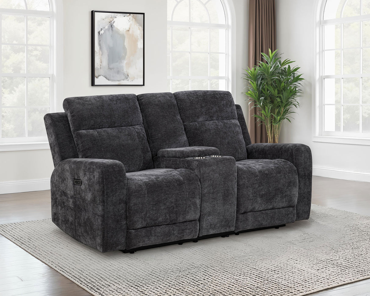 Kennett Power Reclining Loveseat - galleria furniture outlet