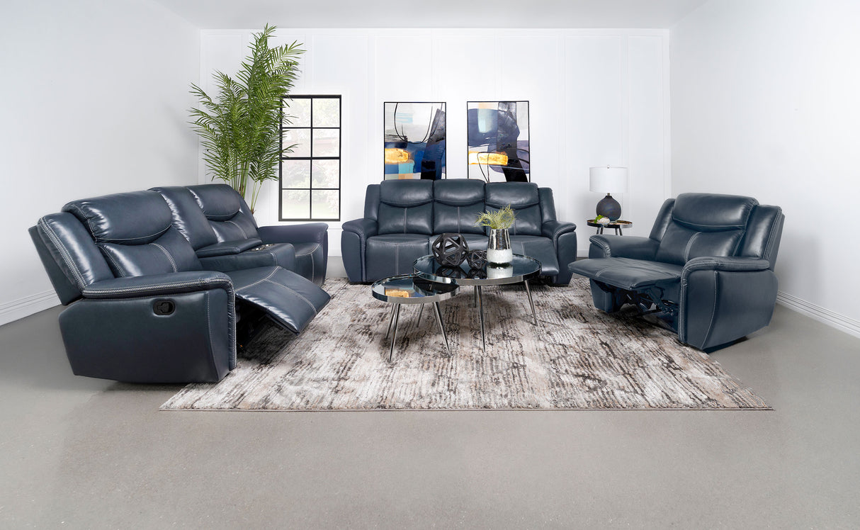 Sloane Reclining Sofa Set - galleria furniture outlet