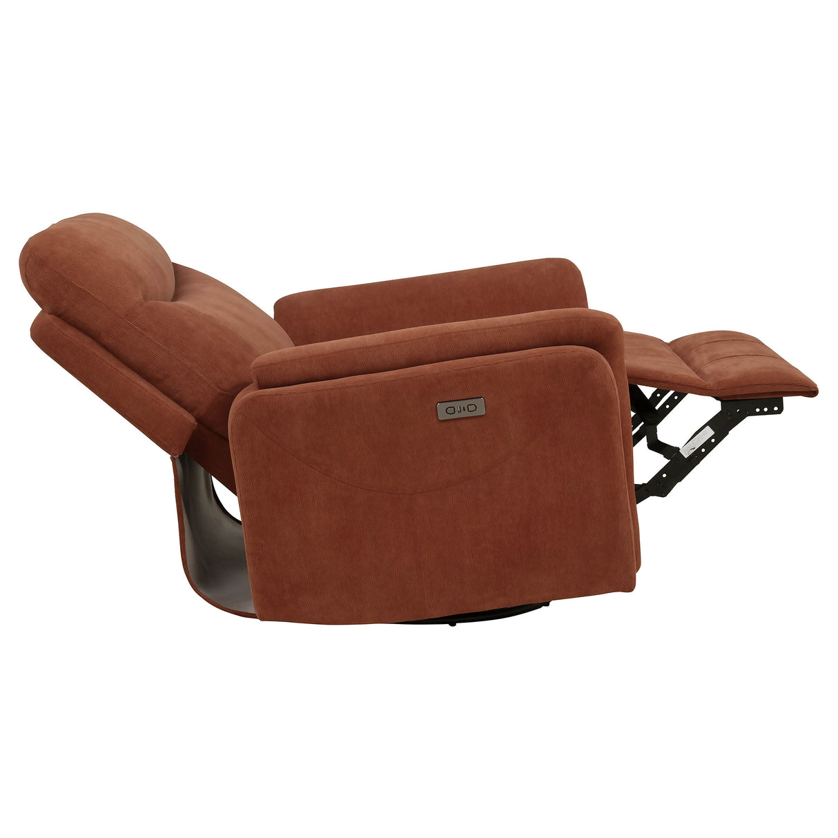Adler Power Swivel Glider Recliner - galleria furniture outlet