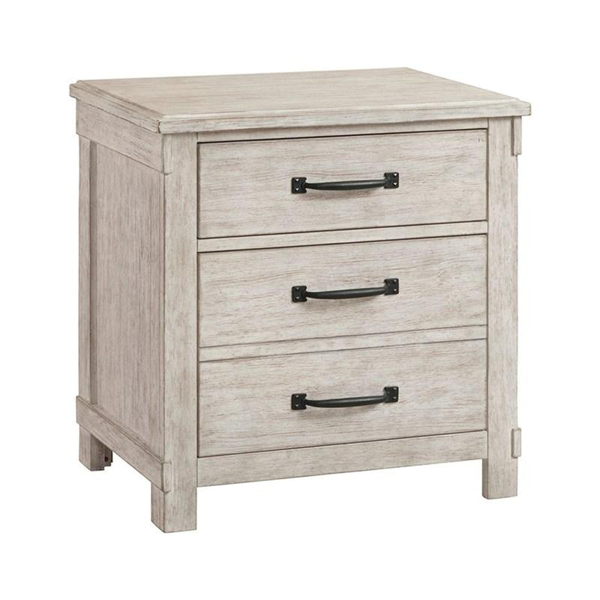Elements International Scott Nightstand in White image