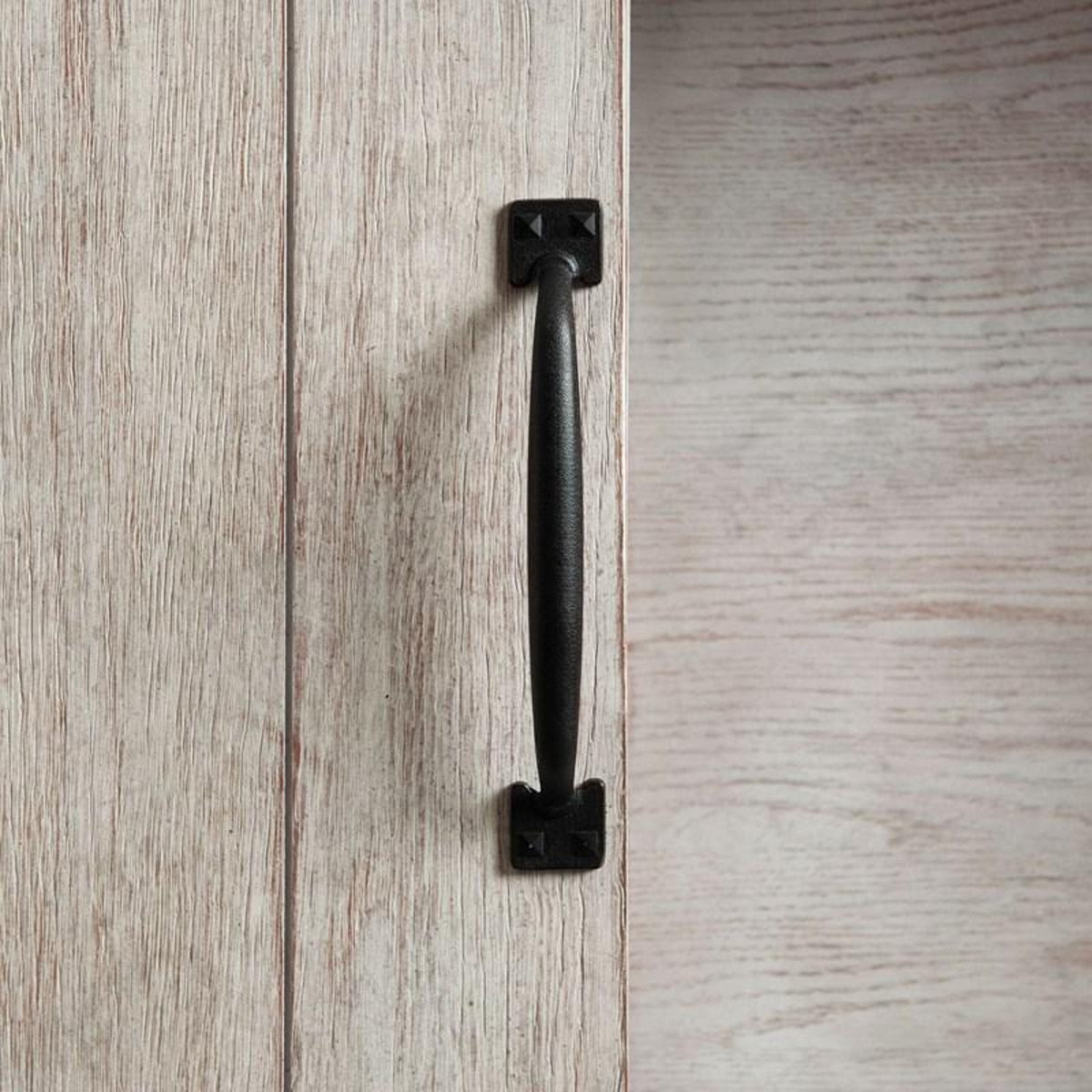 Elements International Scott Queen Platform Storage Bed in White