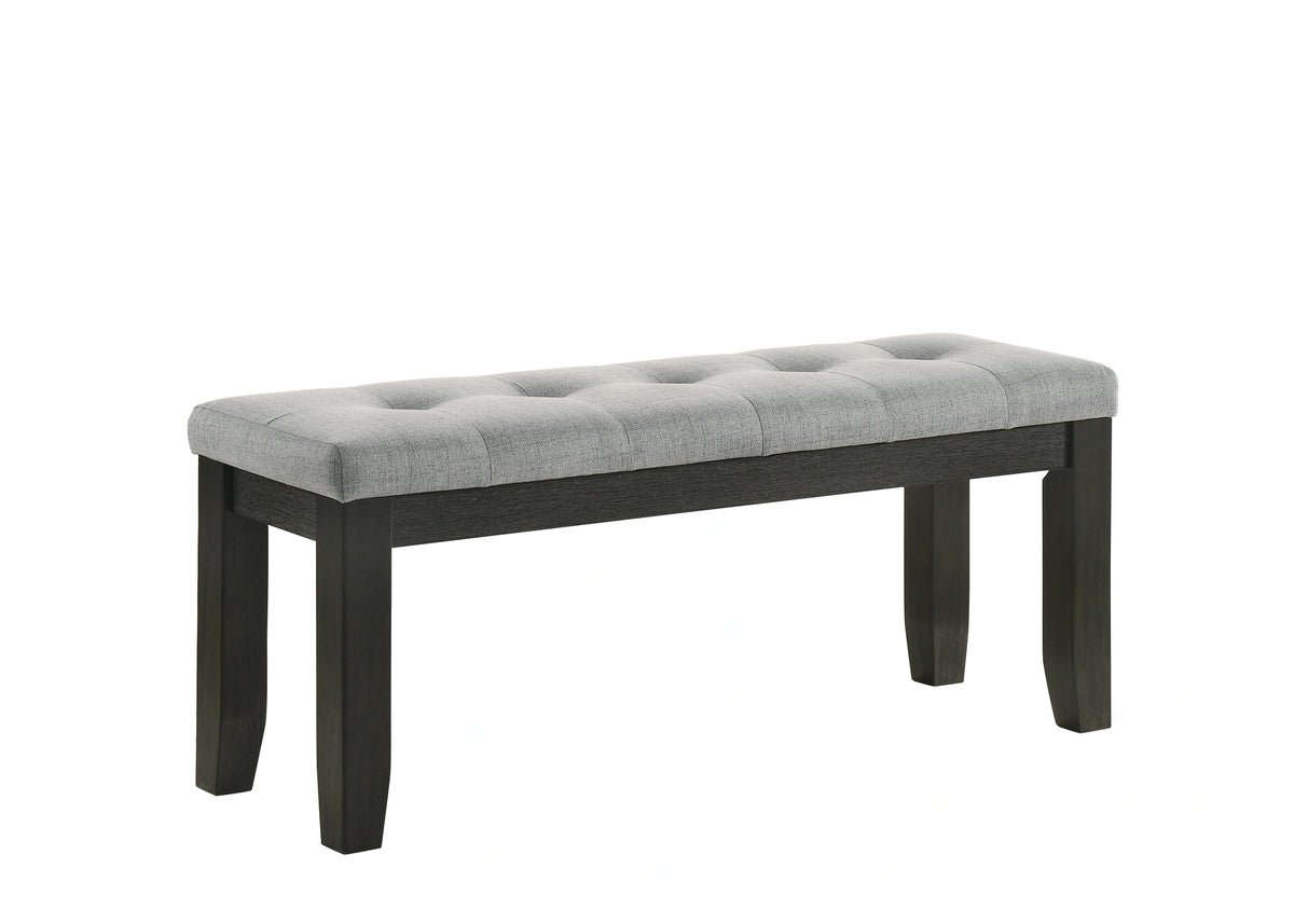 Bardstown Bench Wheat Charcoal - galleria furniture outlet