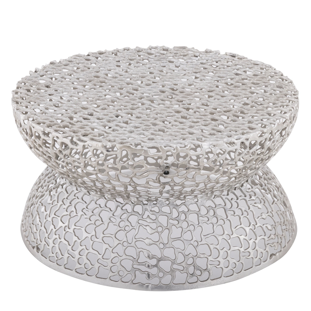 T3704-35 COFFEE TABLE SILVER
