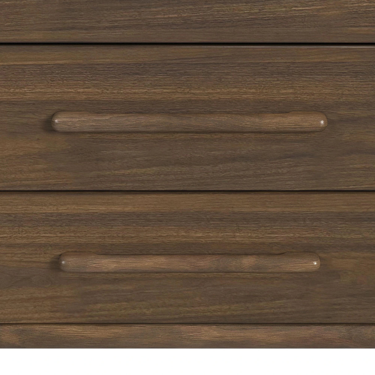 Brisbane Dresser and Mirror Set with LED in Brown