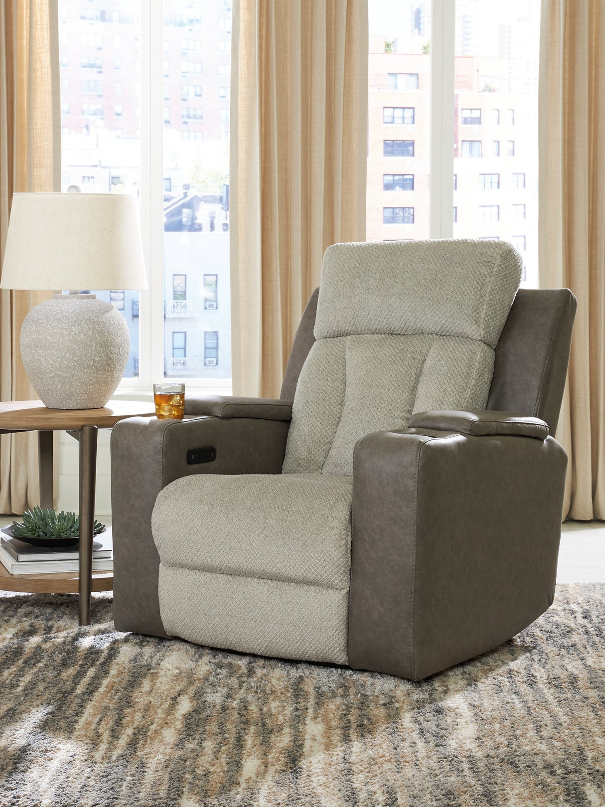 WhipLash Power Recliner - galleria furniture outlet