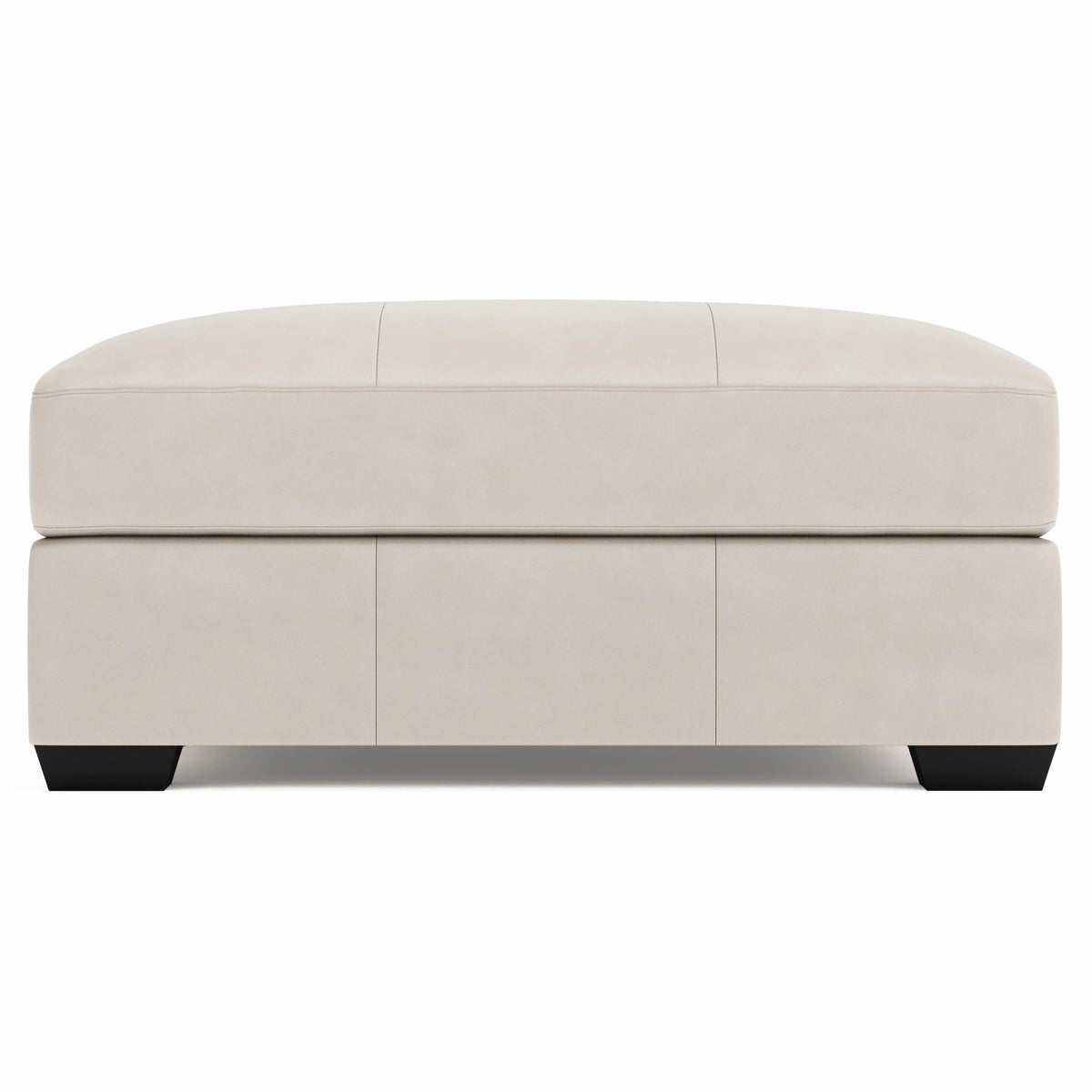 Dawkins Leather Ottoman