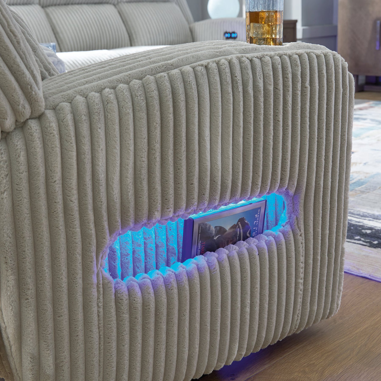 Forest Lake Power Recliner - galleria furniture outlet