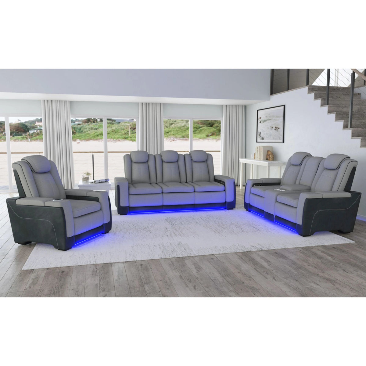 Lantana Power Motion Sofa with Power Headrest, Led, DDT, Reading Light and PWS