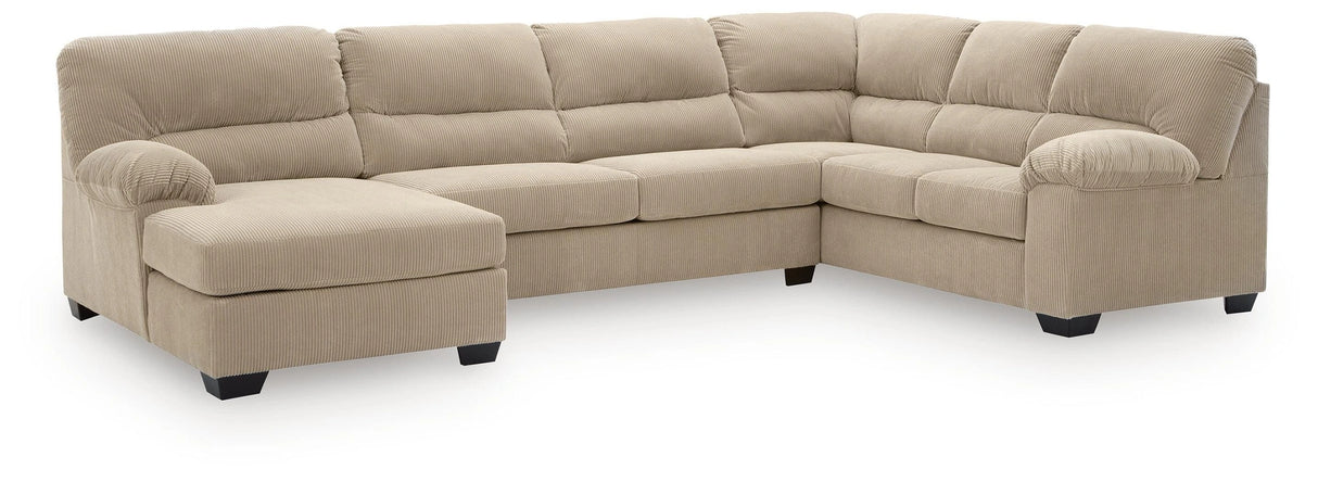 SimpleJoy 3-Piece Sectional w/ Chaise