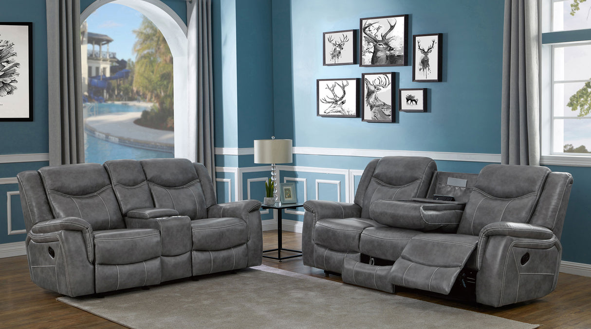 Conrad Reclining Sofa Set - galleria furniture outlet