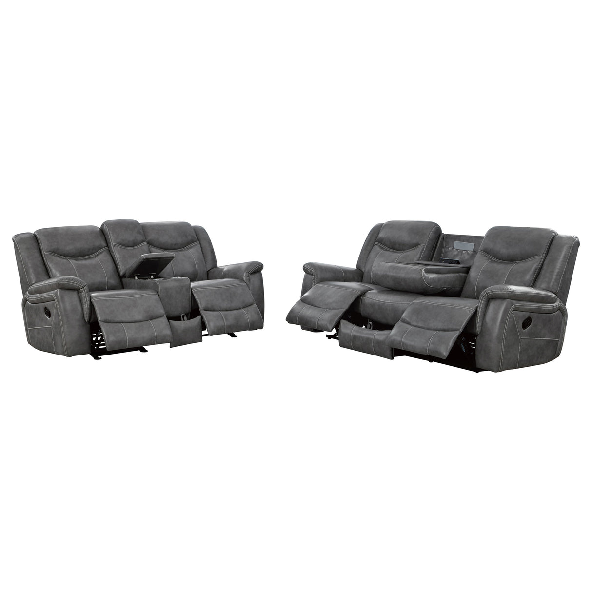 Conrad Reclining Sofa Set - galleria furniture outlet