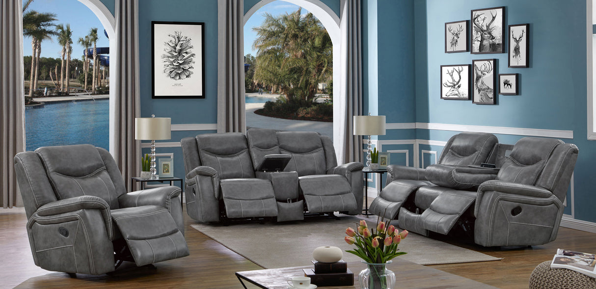 Conrad Reclining Sofa Set - galleria furniture outlet