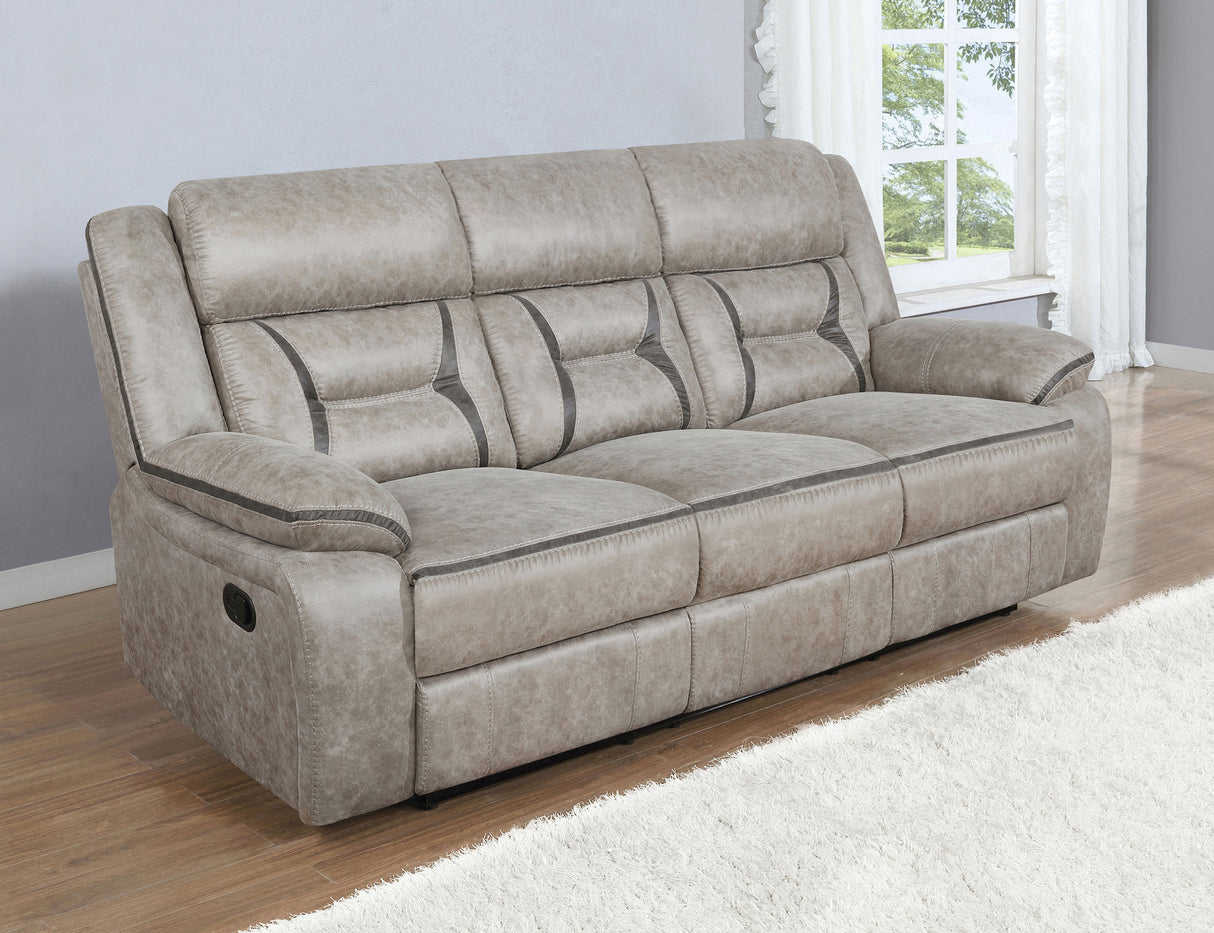 Greer Reclining Sofa - galleria furniture outlet
