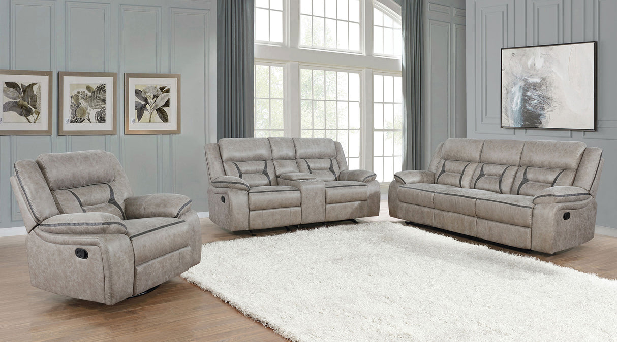 Greer Reclining Sofa - galleria furniture outlet