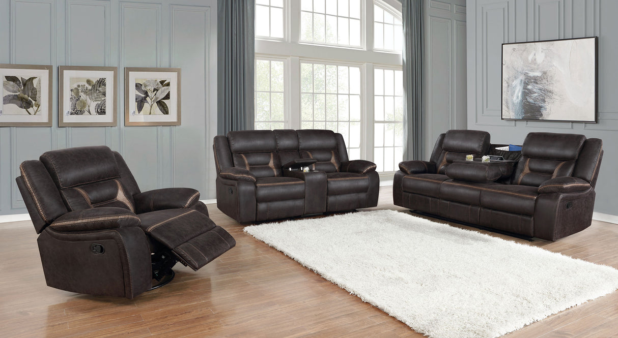 Greer Reclining Sofa Set - galleria furniture outlet