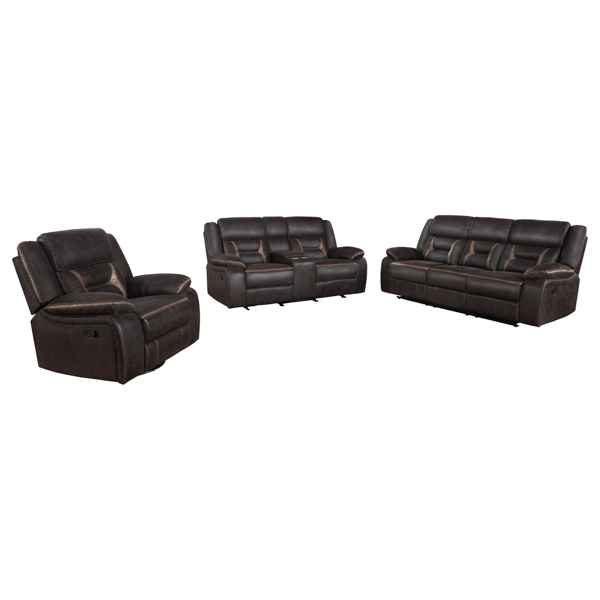 Greer Reclining Sofa Set - galleria furniture outlet