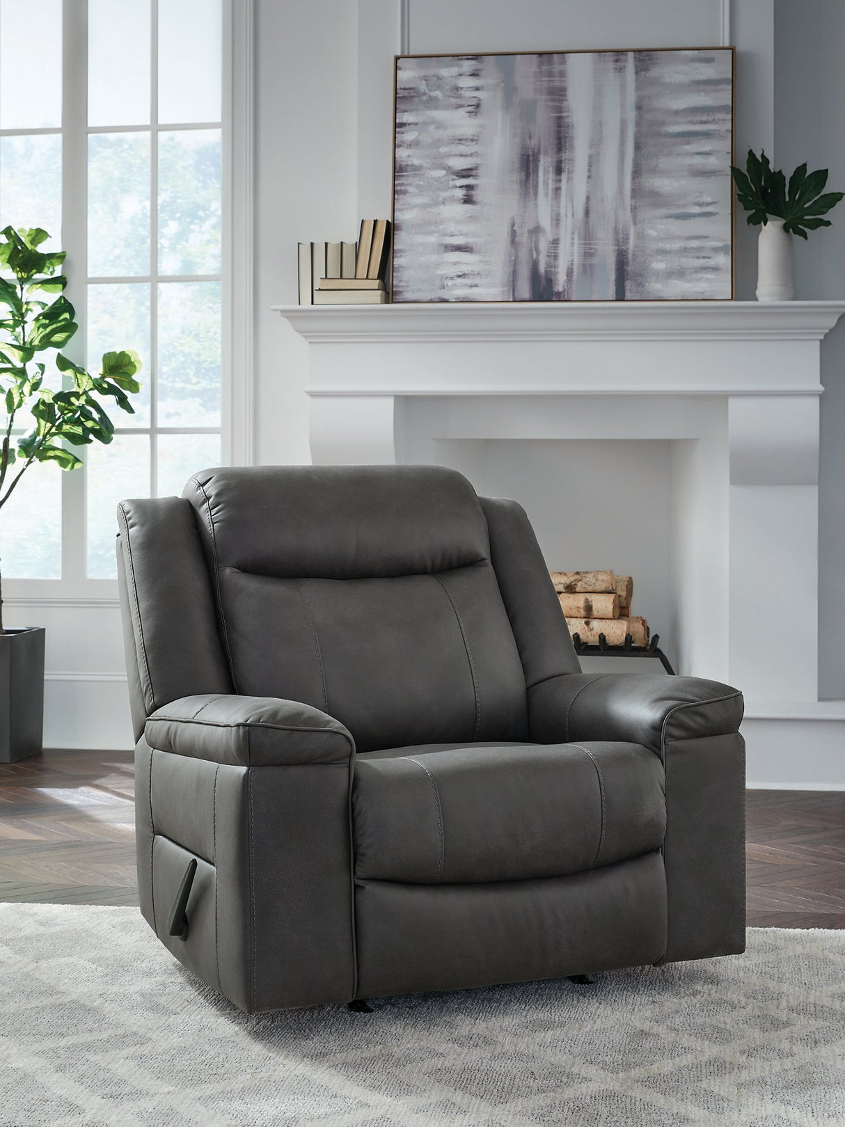 Status Check Recliner - galleria furniture outlet