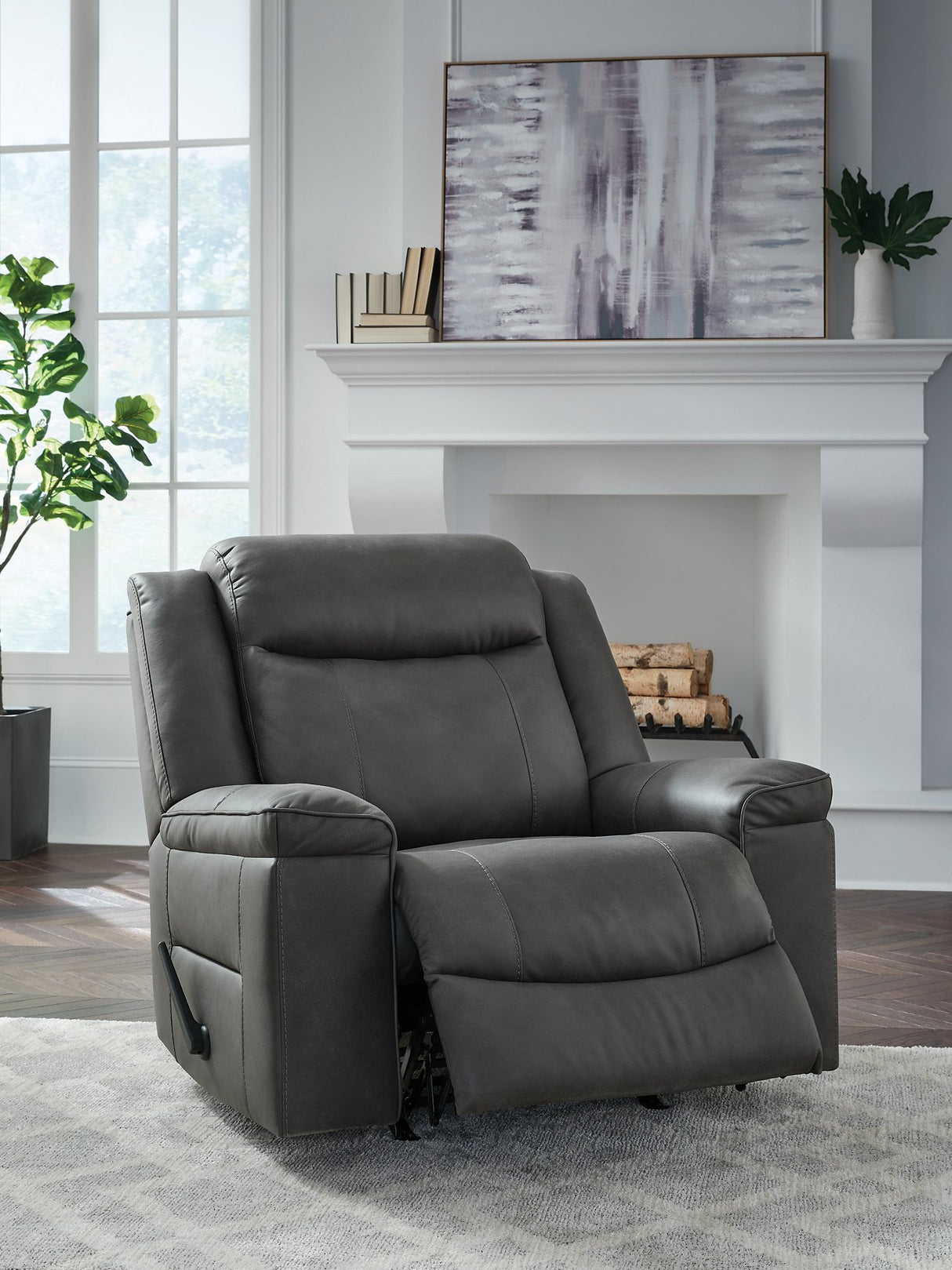 Status Check Recliner - galleria furniture outlet