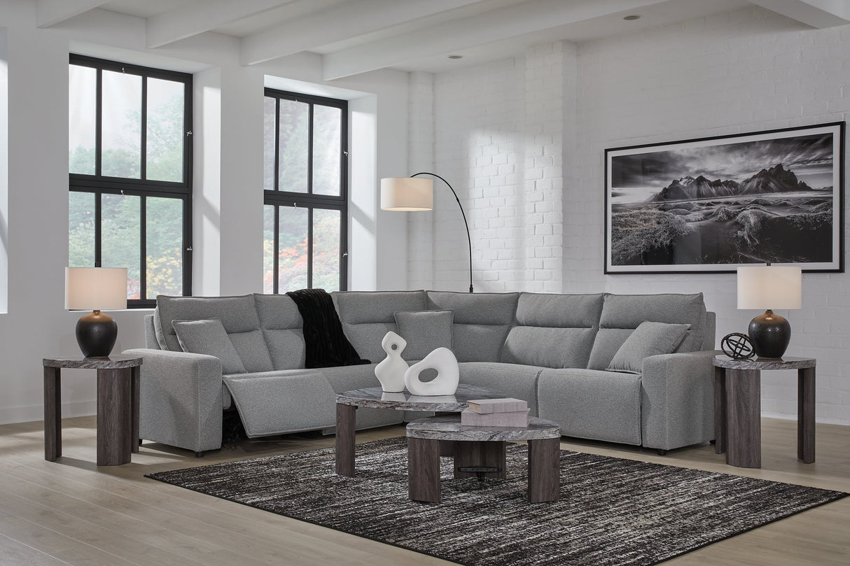 Modmax Power Reclining Sectional - galleria furniture outlet