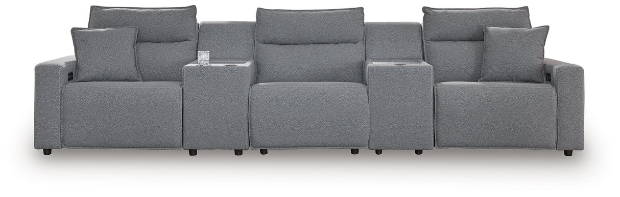 Modmax Power Reclining Sectional - galleria furniture outlet