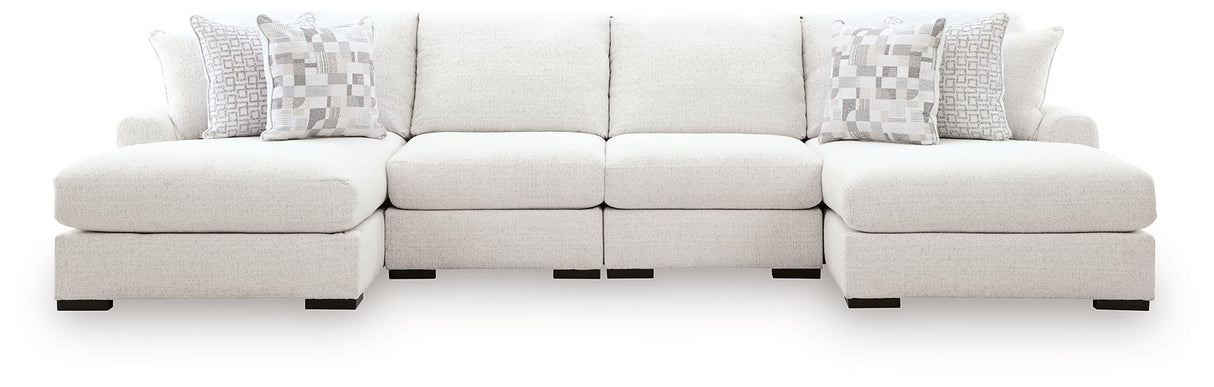 Misty-Lakes Double Chaise Sectional - galleria furniture outlet