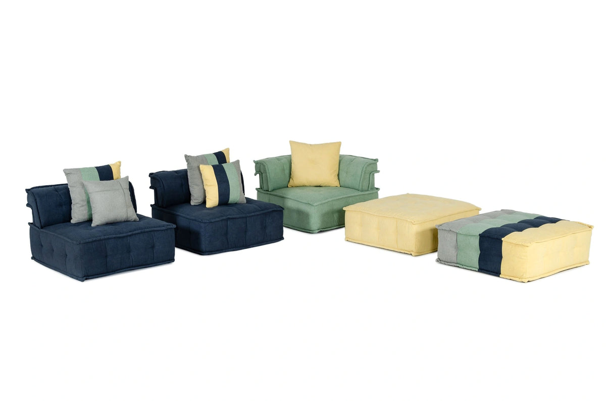Divani Casa Dubai Modern Sectional Sofa - galleria furniture outlet