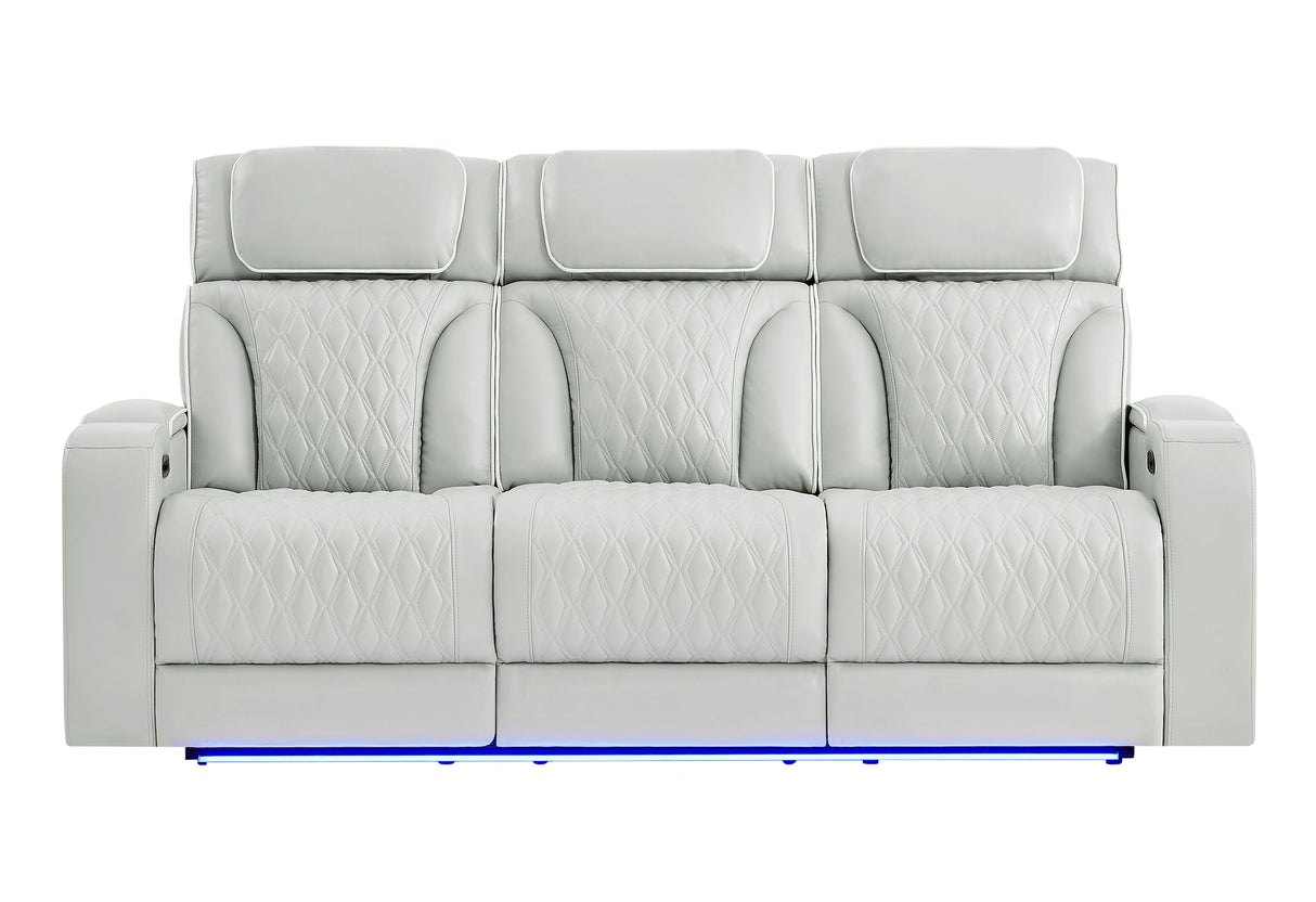 U8611 Blanche Power Reclining Sofa with PHR and LED