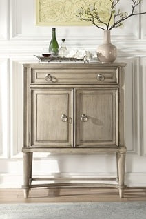 Wynsor Antique Champagne Wine Cabinet - galleria furniture outlet