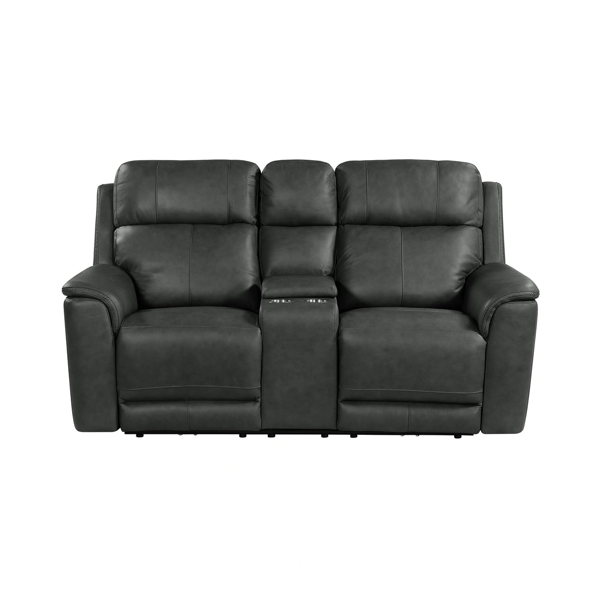 Mustang P3 Loveseat with Console in Aline