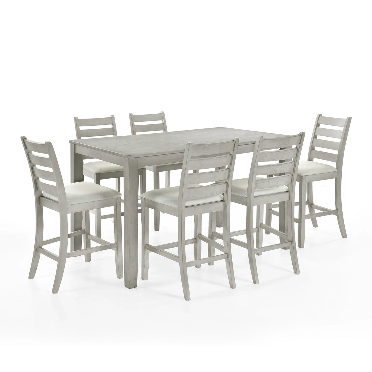 PASCAL LADDERBACK COUNTER CHAIR (2 Per Carton)-DRIFTWOOD