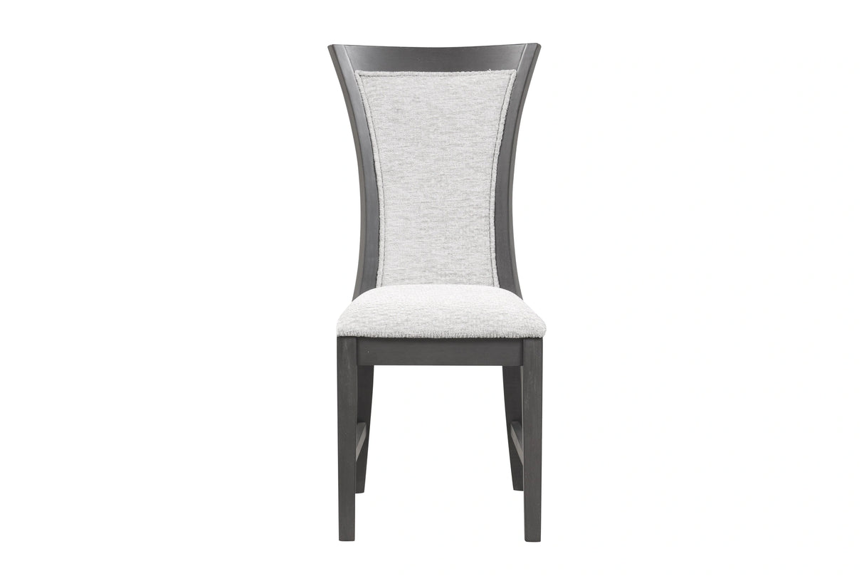 Flair 60" Dining Table & 4 Chairs (5 Pc Set)-Gray