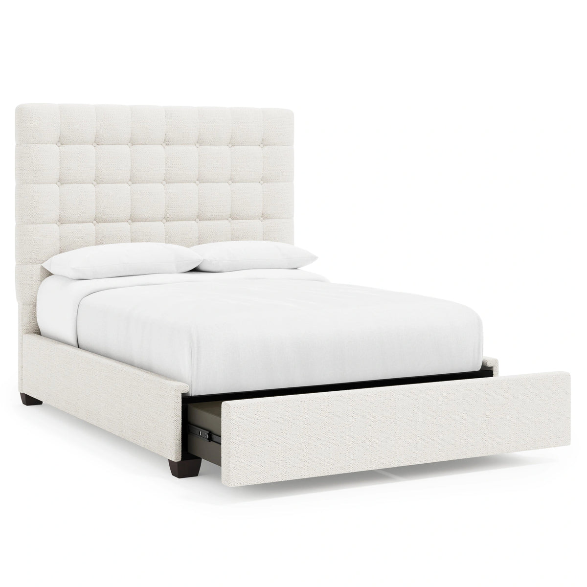 Avery Fabric Storage Panel Bed Queen (66" H)