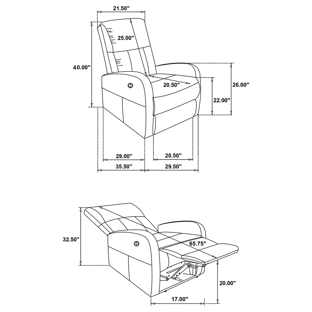 Grant Power Recliner