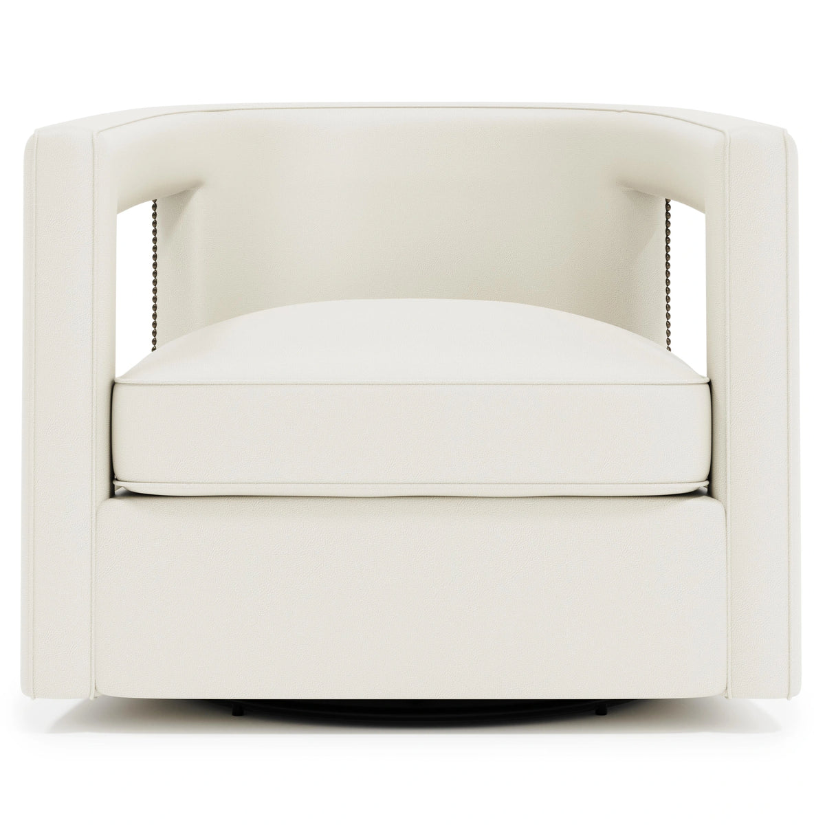 Alana Leather Swivel Chair