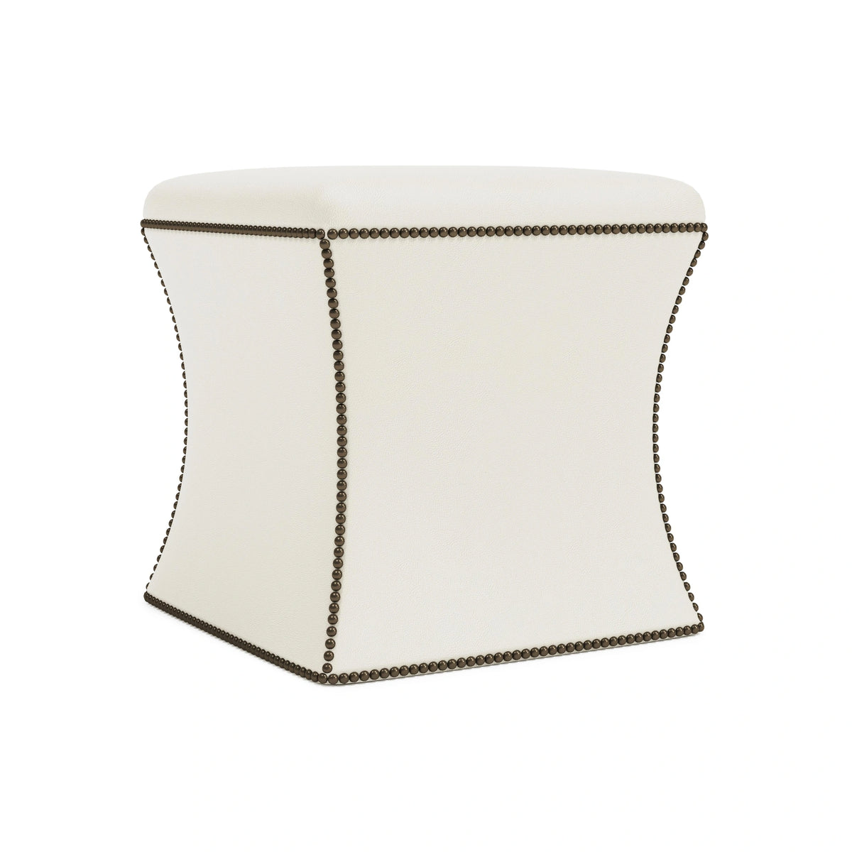 Roscoe Leather Ottoman