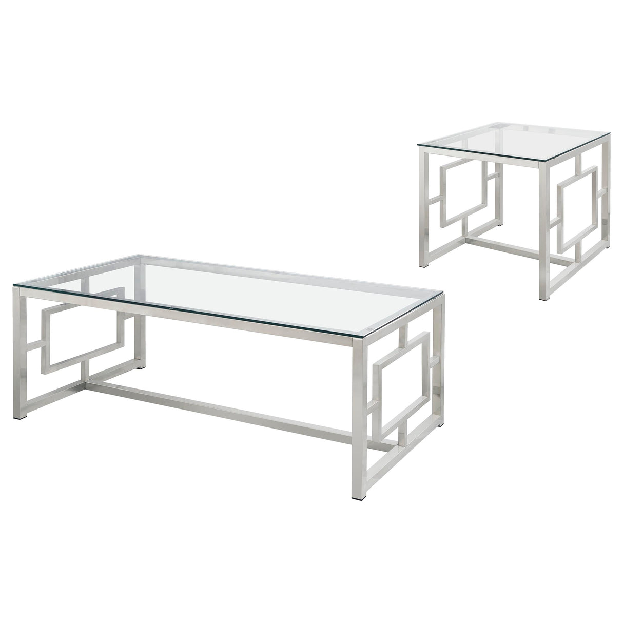 Merced Coffee Table Set - galleria furniture outlet