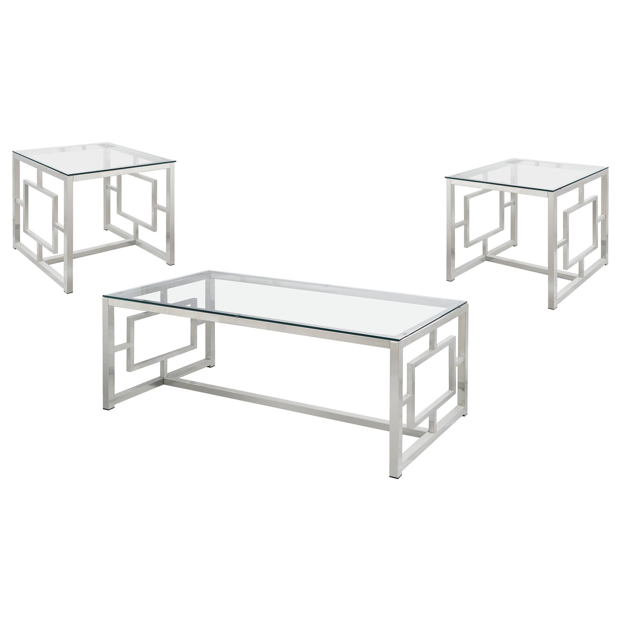 Merced Coffee Table Set - galleria furniture outlet
