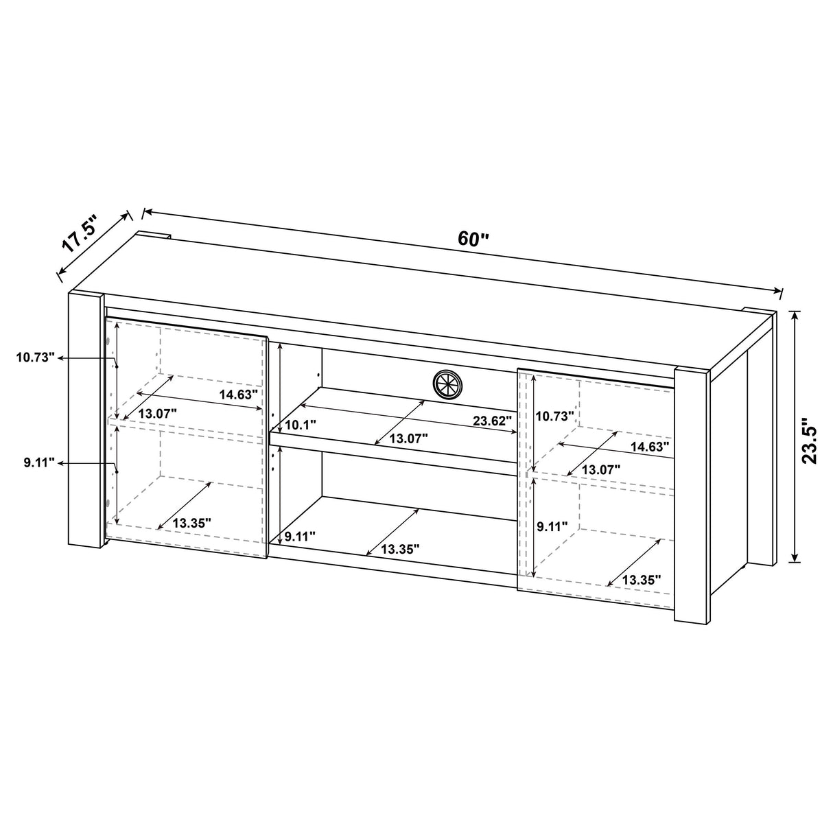 Laurelton Entertainment Center - galleria furniture outlet