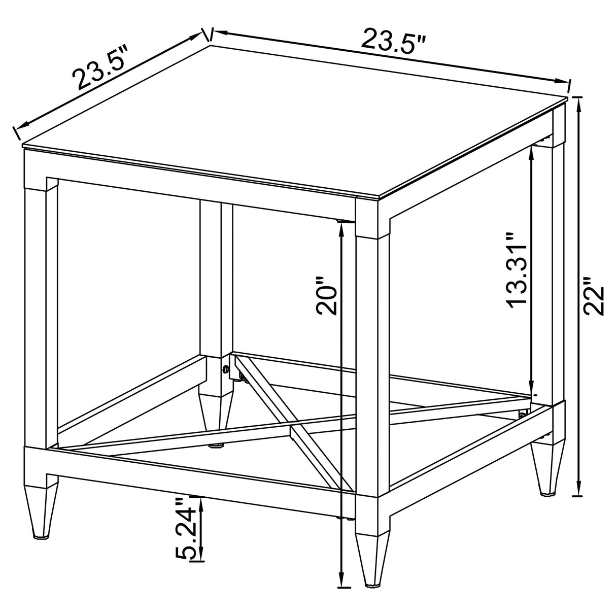 Lindley End Table - galleria furniture outlet