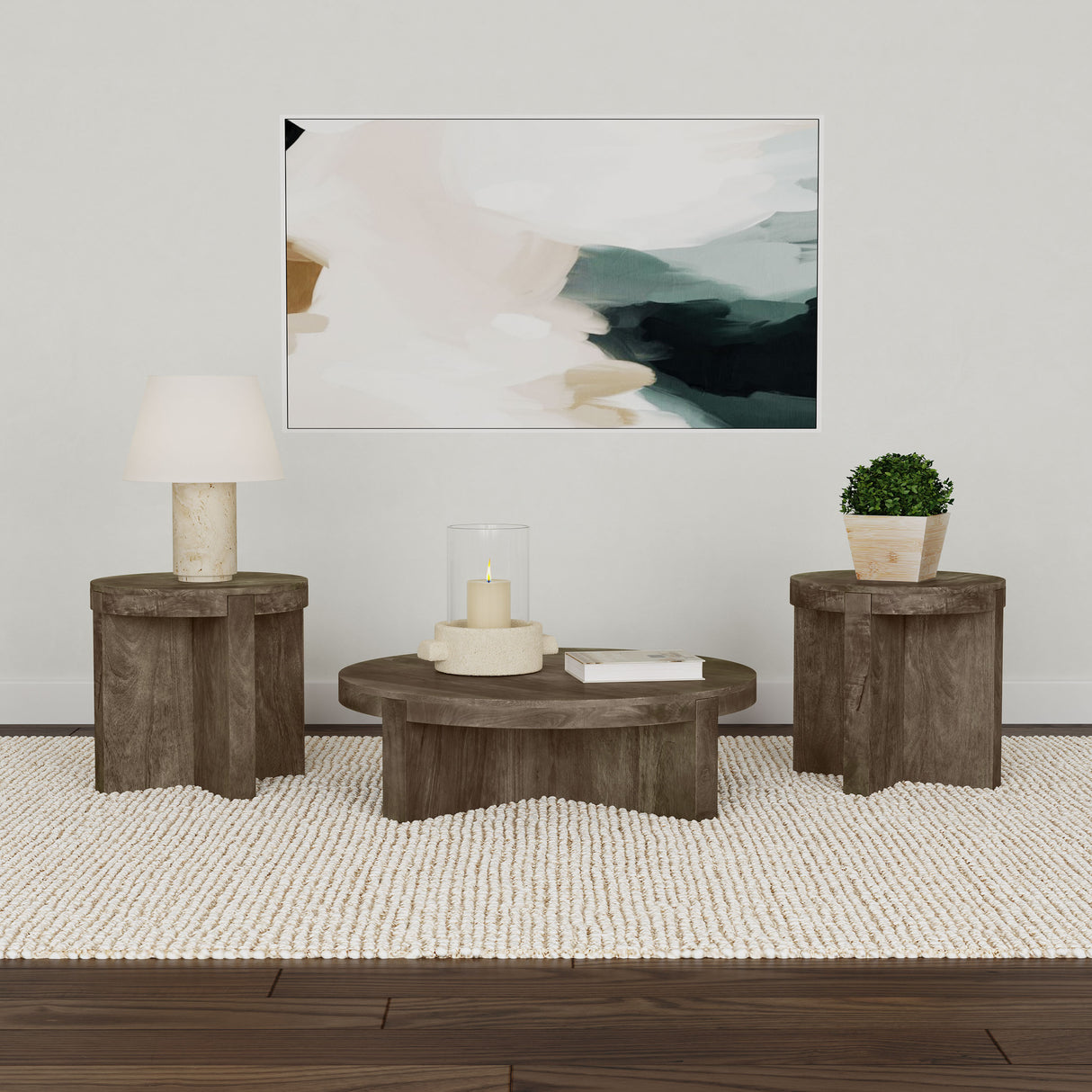 Kinkaid Coffee Table Set - galleria furniture outlet