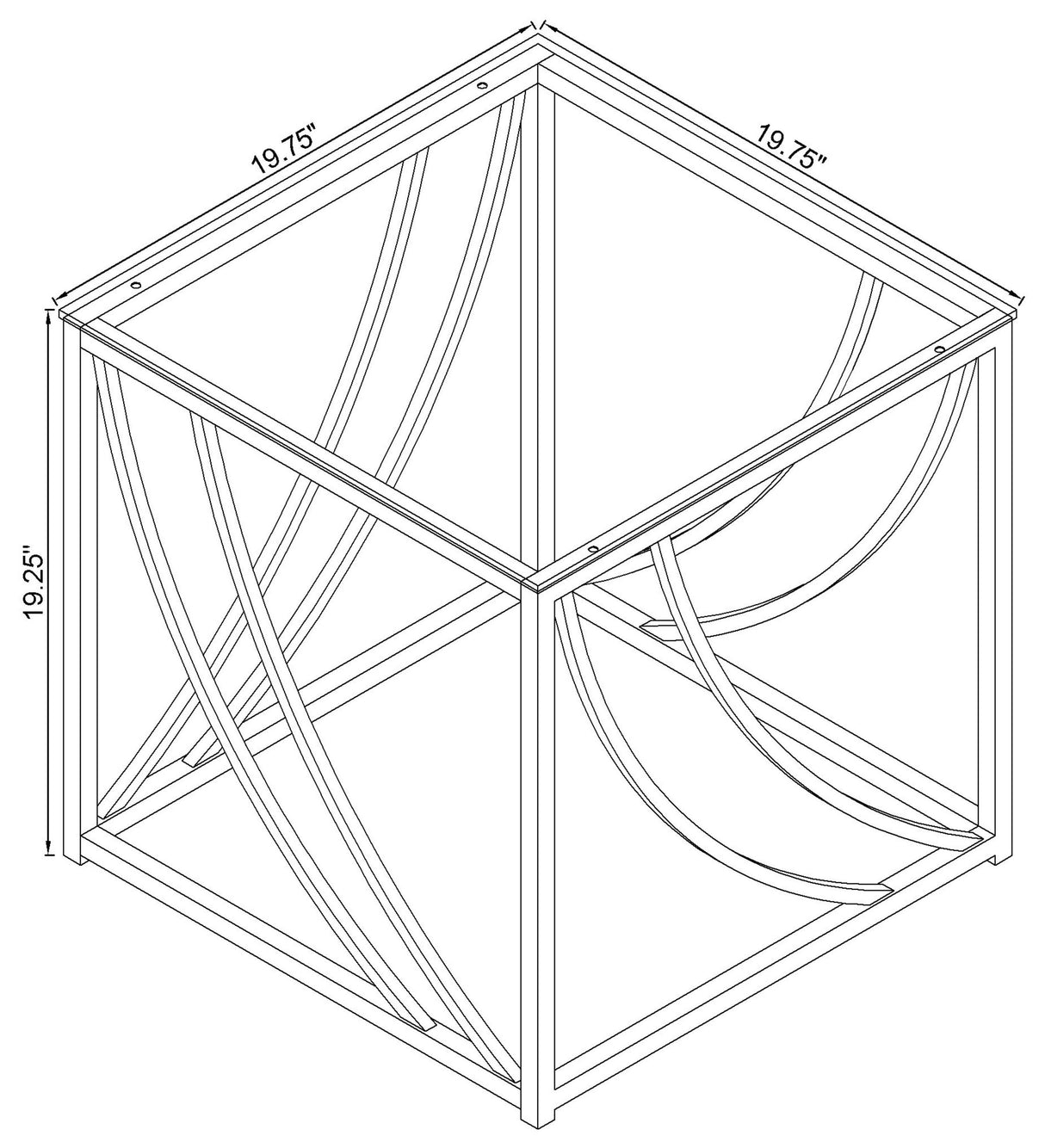 Lille End Table - galleria furniture outlet