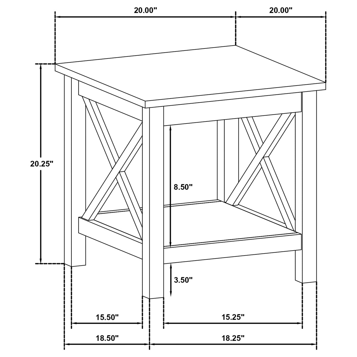 Skyview End Table - galleria furniture outlet