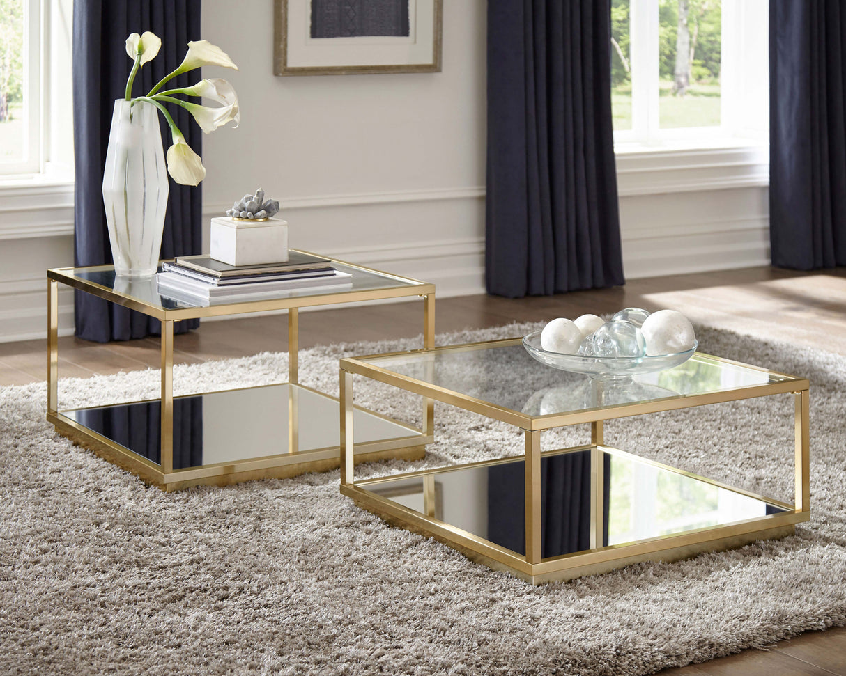 Renee Coffee Table Set - galleria furniture outlet