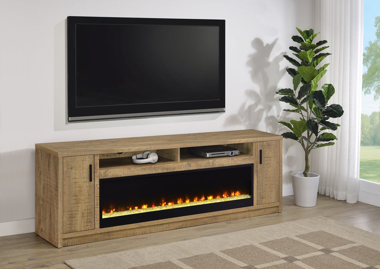 Eddy TV Stand Fireplace Console - galleria furniture outlet