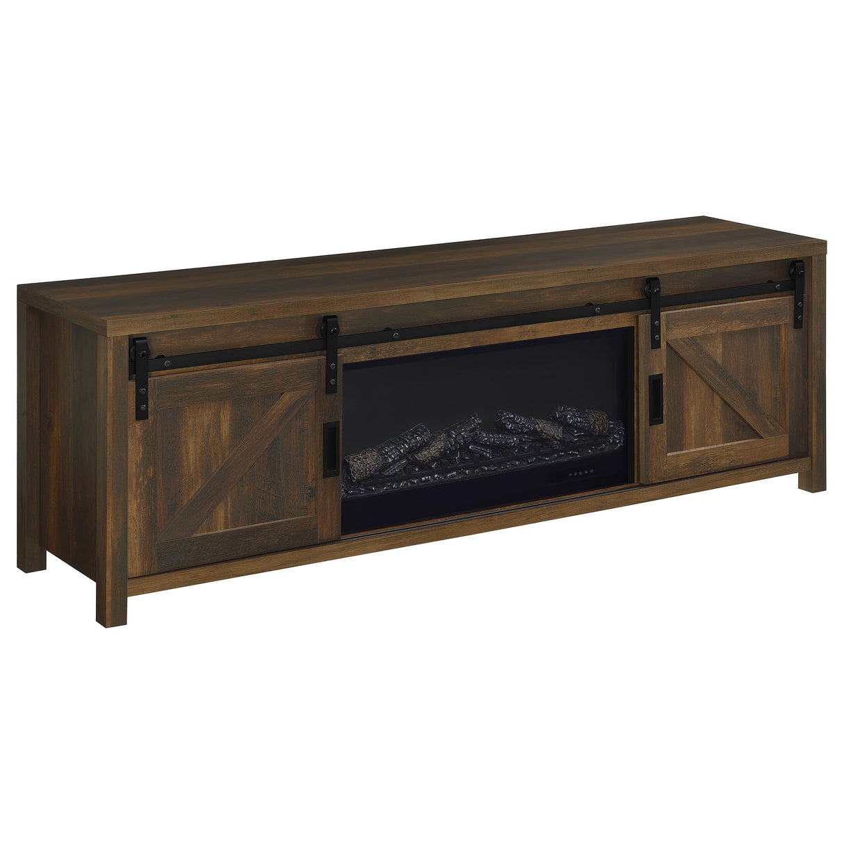 Enfield TV Stand Fireplace Console - galleria furniture outlet