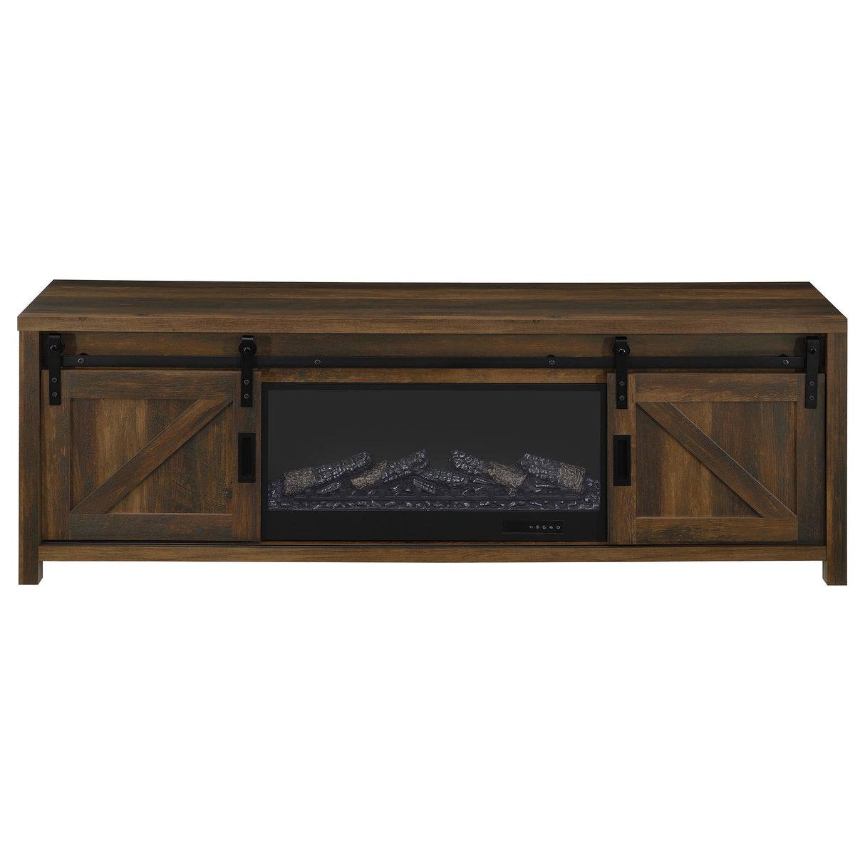 Enfield TV Stand Fireplace Console - galleria furniture outlet