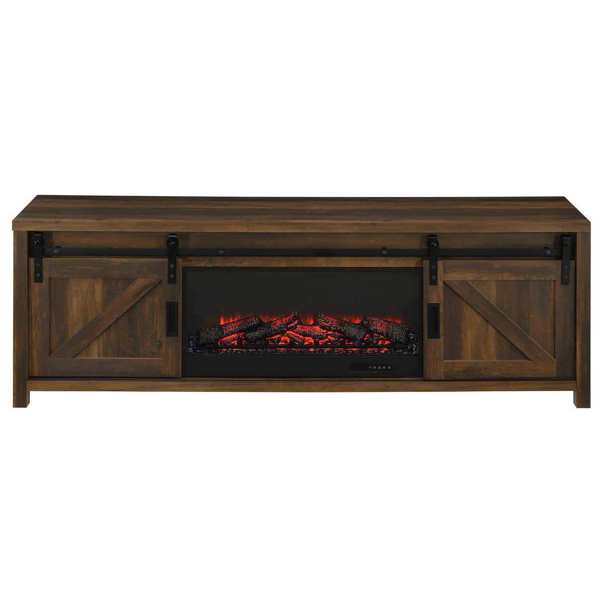 Enfield TV Stand Fireplace Console - galleria furniture outlet