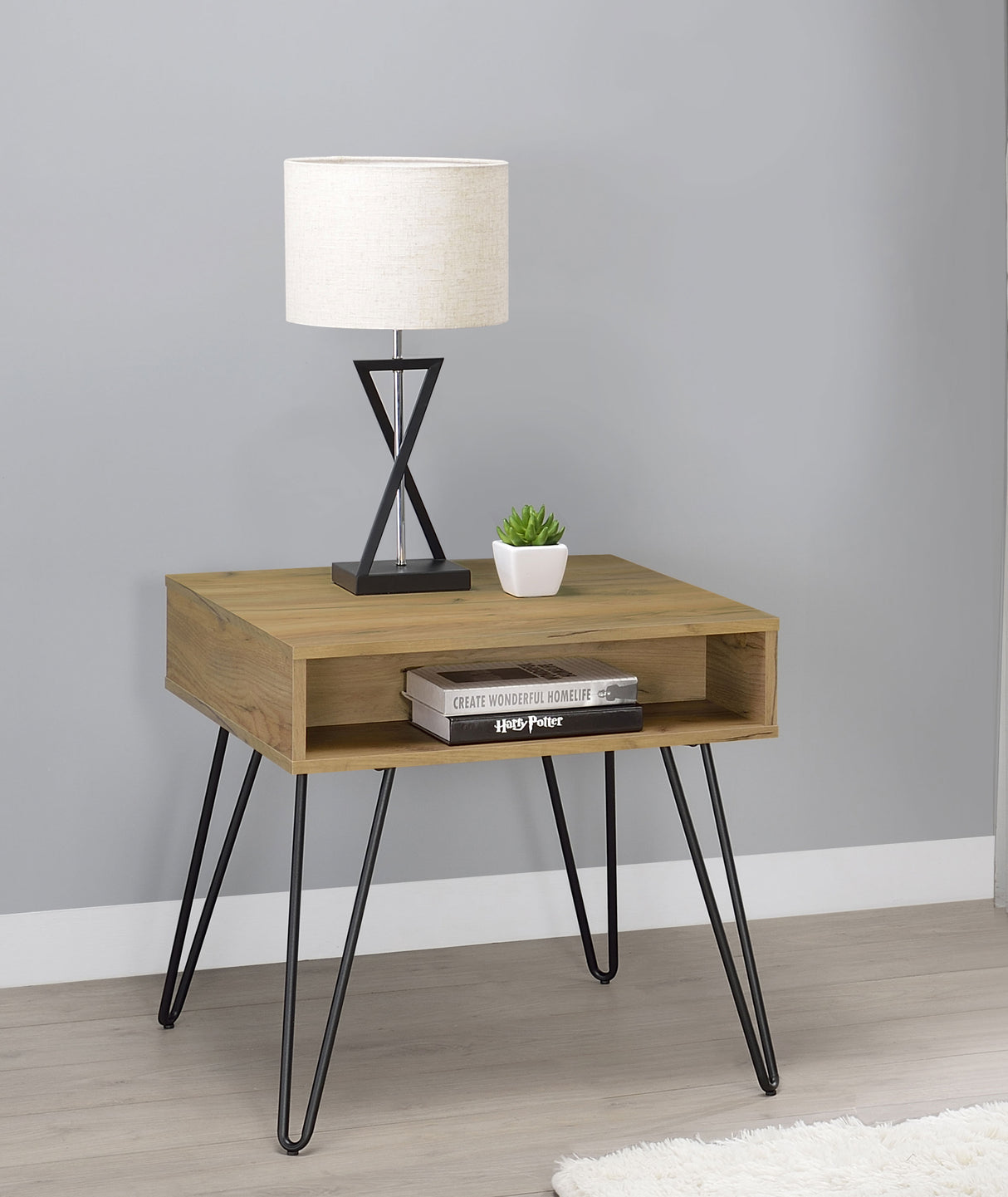 Fanning End Table - galleria furniture outlet